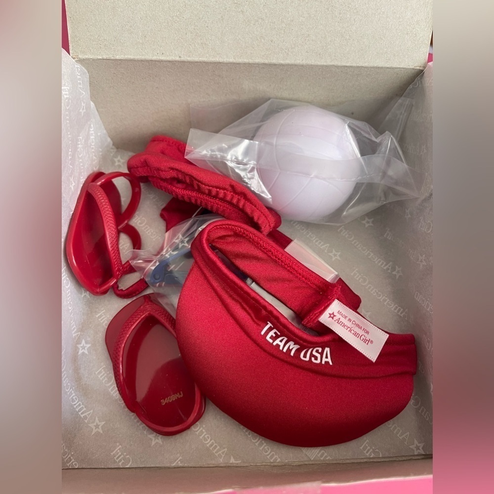 American Girl Doll Team USA Beach Volleyball Outfit Set New